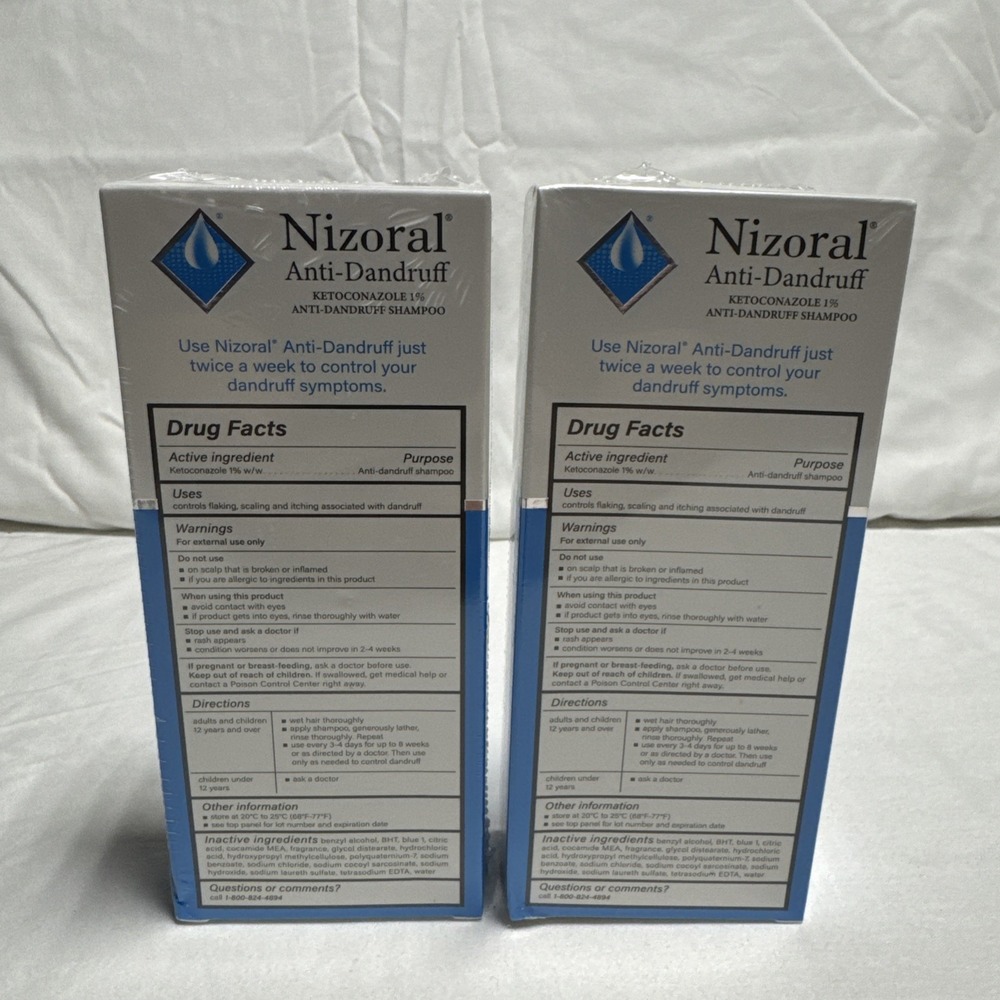 Nizoral Anti-Dandruff Shampoo 2 for $24 Clean Scent - Picture 2 of 2